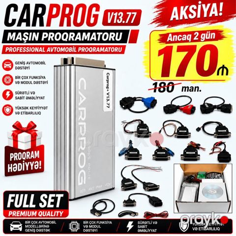 Maşın proqramatoru Carprog V13.77 Məhsul yeni və qutusundadır — Lənkəran