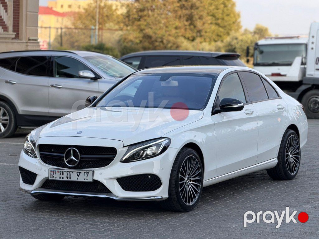 Mercedes C 300, 2.0 L, 2015 il, 201 000 km — Avtomobillər, Bakı (4)