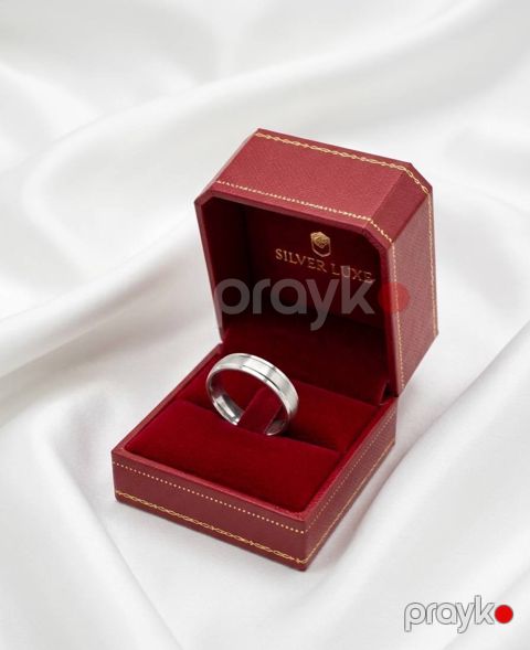 Kişilər üçün üzük GB037, gümüş 925 əyar — Bakı