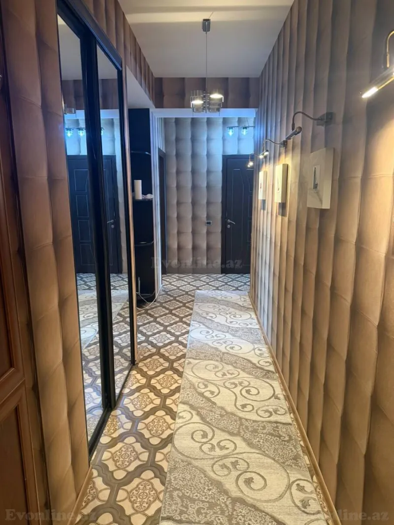 Kirayə verilir 2 otaqlı Mənzil Yeni tikili 100 m² Bakı, Nərimanov r., Bakmil m — Mənzil, Bakı (5)