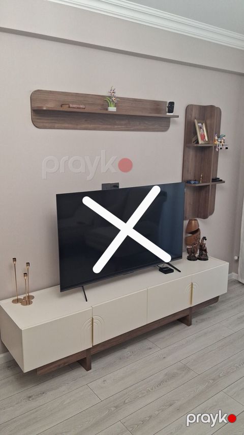 İşlənmiş, Düz TV altlığı, Polkalı, Laminat, Azərbaycan — Bakı