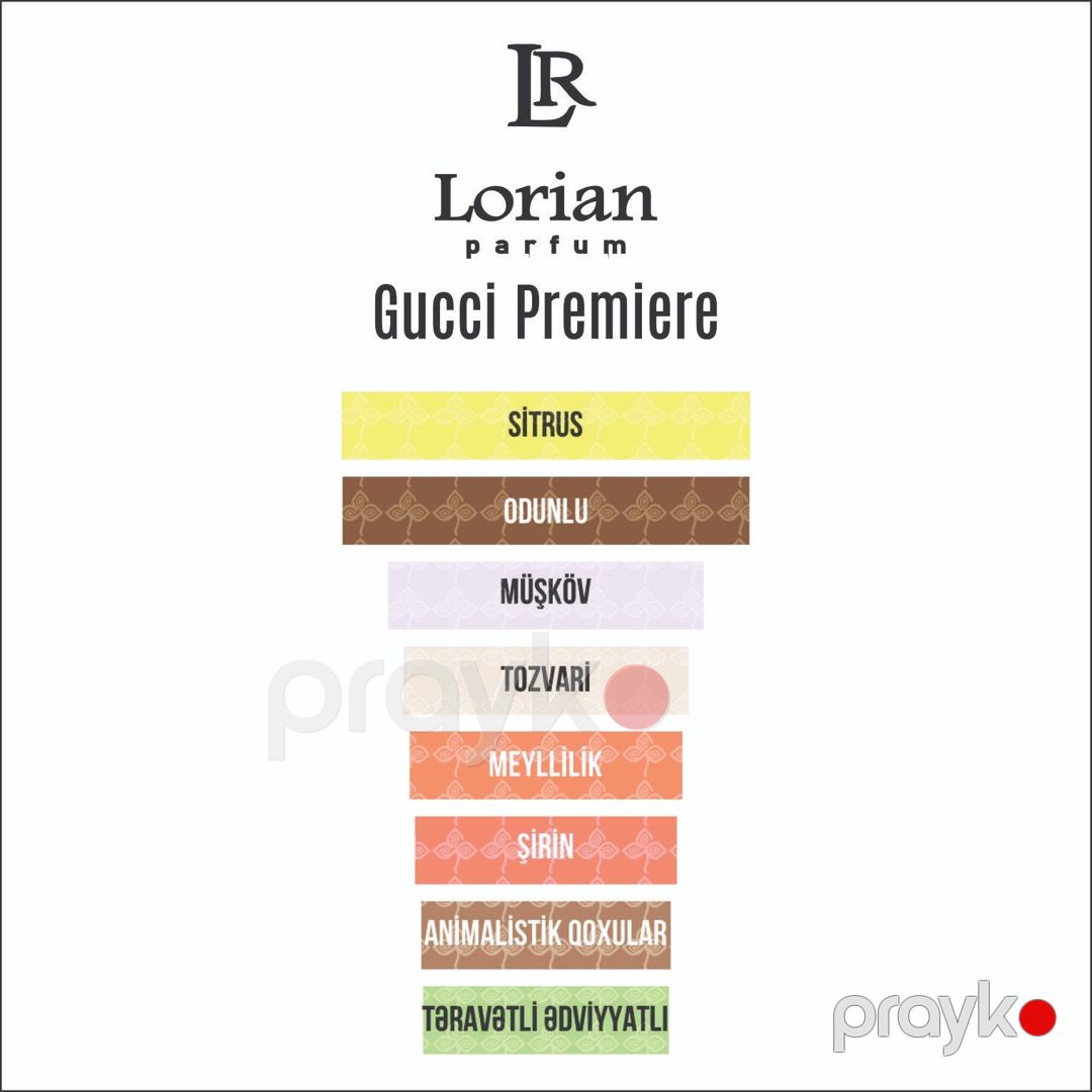 Premiere Italy qadınlar üçün parfüm suyu 50 ml - Lorian-435-50 — Mallar, Bakı (2)