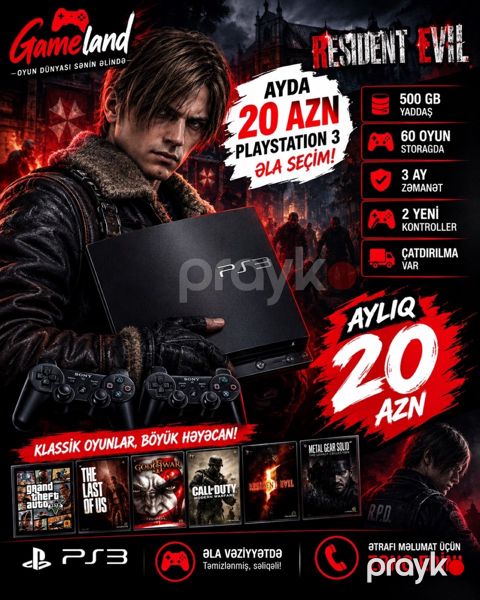 Playstation 3 Super Slim 500GB — Bakı