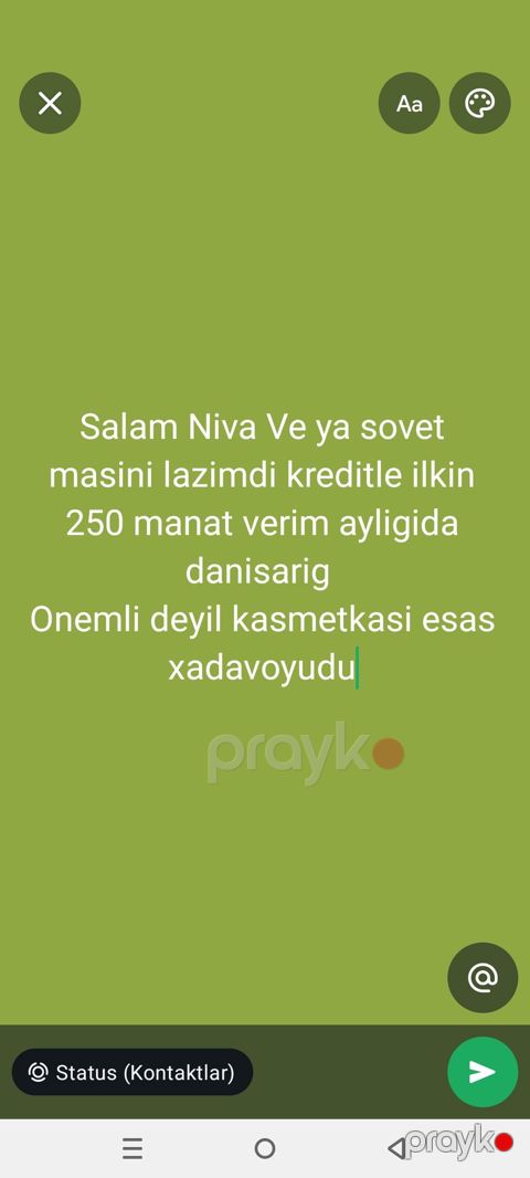Axtarıram: Niva və ya sovet istehsalı maşın. - Ödəniş: kreditlə — Bakı