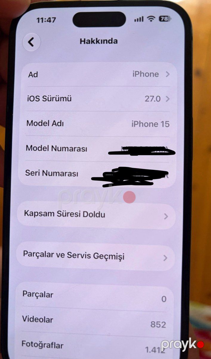 Apple iPhone 15 Black 128GB/6GB — Smartfonlar, Bakı (2)