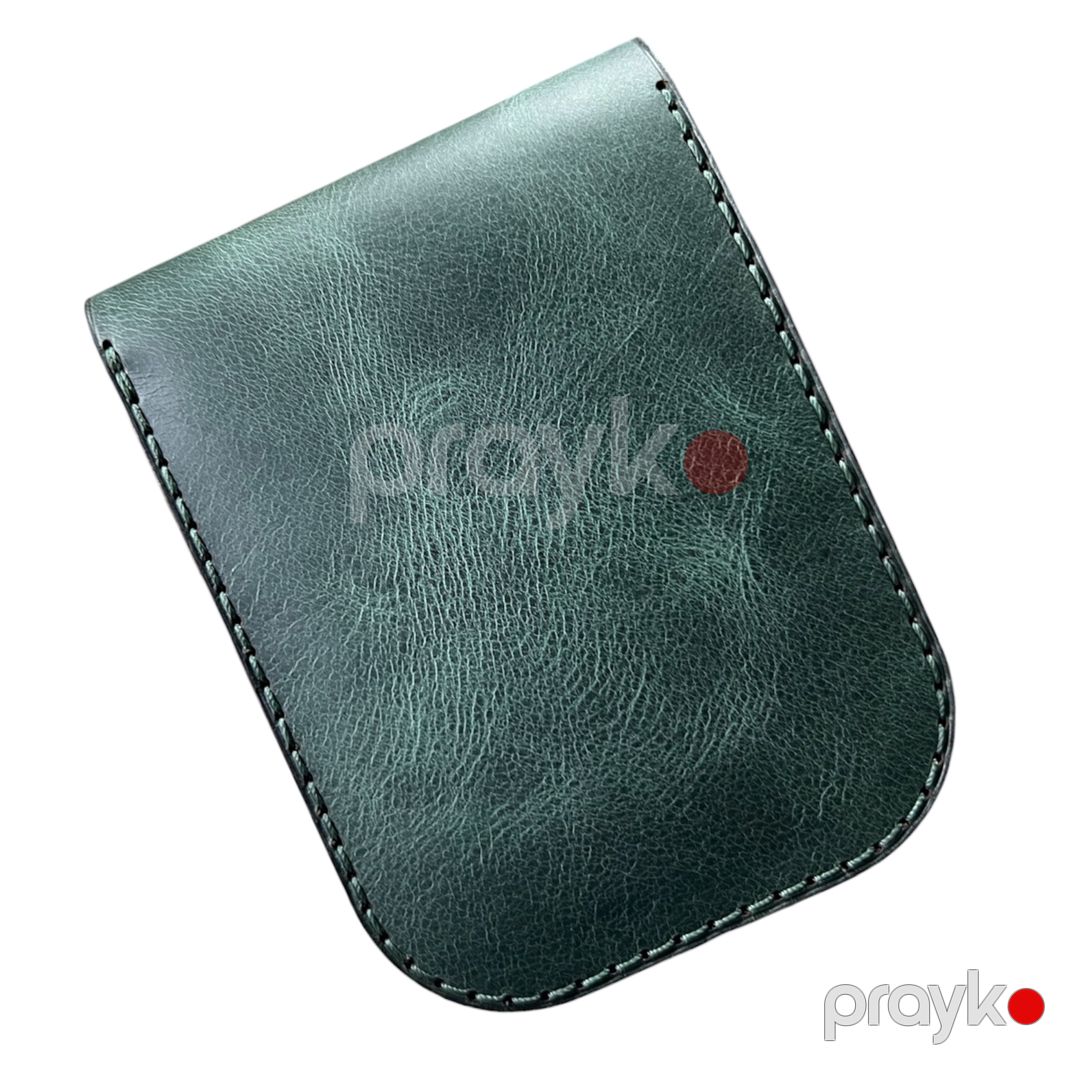 Pulqabı kişilər üçün 78909235, yaşıl, təbii dəri — Mallar, Bakı (2)