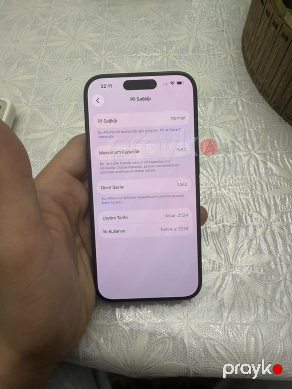 IPhone 15 Pro, 128 GB, Blue Titanium, Face ID — Apple iPhone, Bakı (6)
