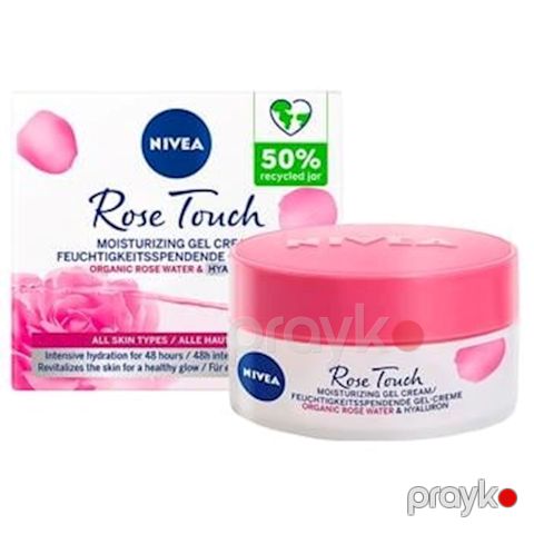 Qel-krem üz üçün Nivea Rose Touch 50 ml — Bakı