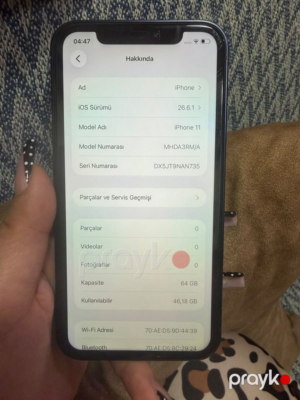 IPhone 11, 64 GB, Mavi, Face ID — Apple iPhone, Göytəpə (4)