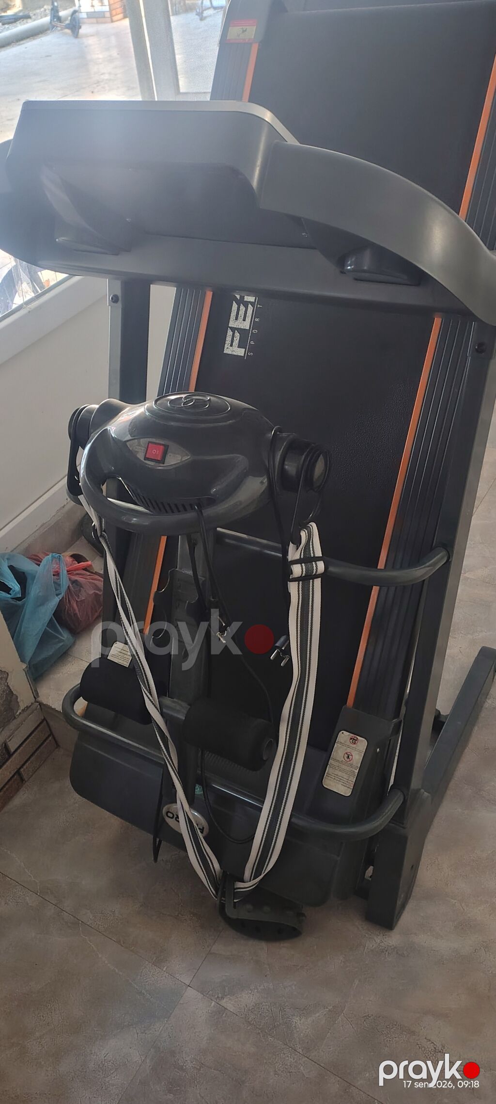 Ferro Fitness Sport qaçış trenajoru - Elektriklə işləyən qaçış yolu — Koşu simulyatorları, Masazır (2)