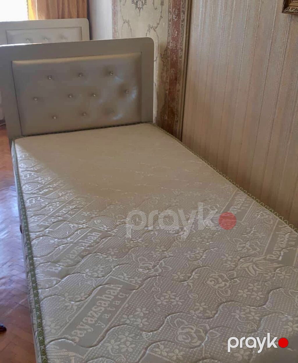 Birnəfərlik qaldırıla bilən bazalı çarpayı və döşək dəsti - Ölçü — Yataqlar, Bakı (2)