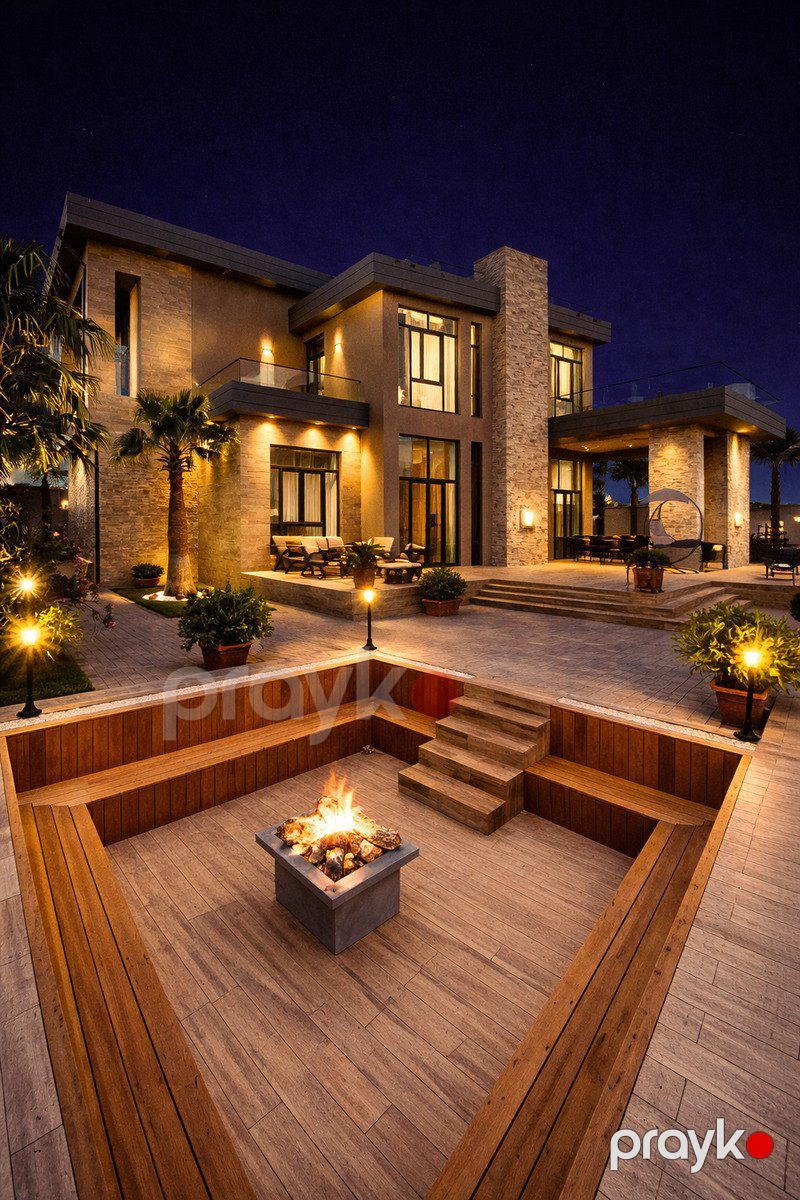 İcarəyə verilir 6 otaqlı həyət evi/bağ evi 500 m² — Ev, villa, Bakı (2)