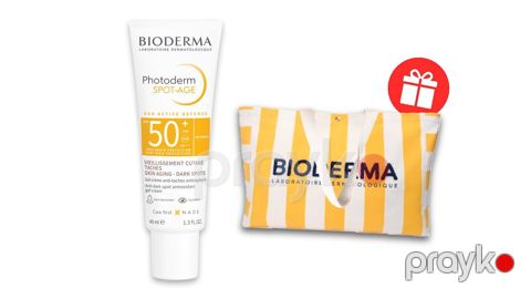 Günəşdən qoruyucu gel-krem üz üçün Bioderma Photoderm Spot-Age SPF50+ 40 ml + Çanta Hədiyyə — Bakı