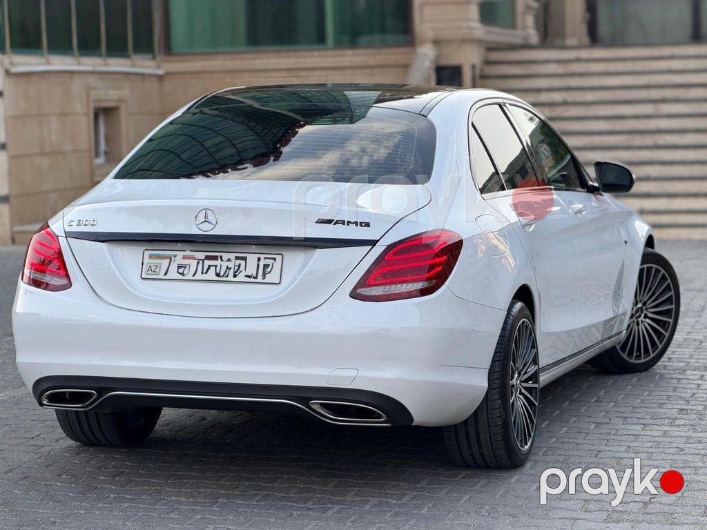 Mercedes C 300, 2.0 L, 2015 il, 201 000 km — Avtomobillər, Bakı (7)