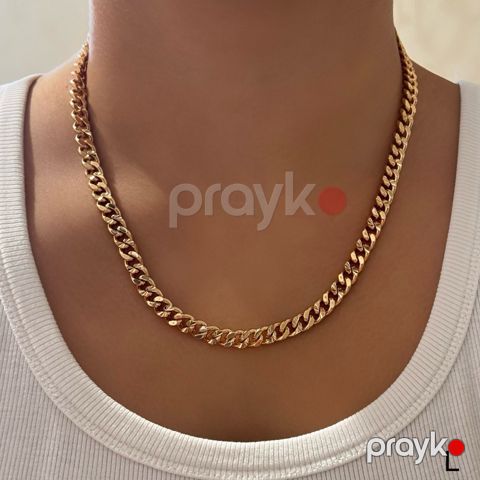 Boyunbağı Xuping BQ5 qadın üçün, polad, qızılı — Bakı