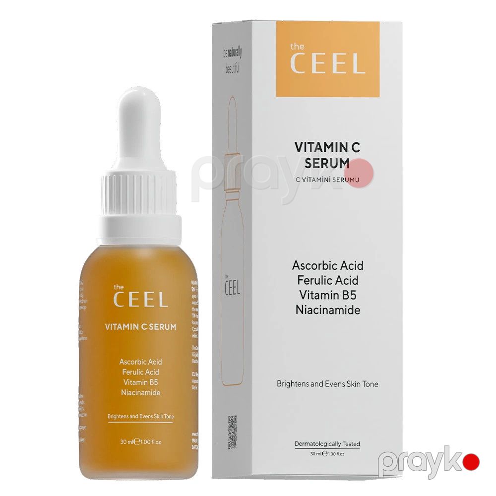 Üz dəriyə qulluq dəsti The Ceel (vitamin C serumu 30 ml + pilinq serumu 30 ml + ağardıcı serum 30 ml) — Mallar, Bakı (2)