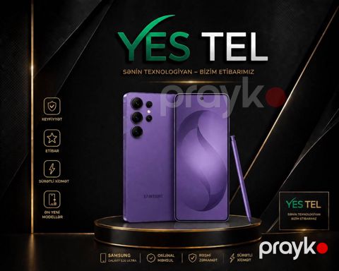 Samsung Galaxy S26 Ultra Cobalt Violet 1TB/16GB — Bakı