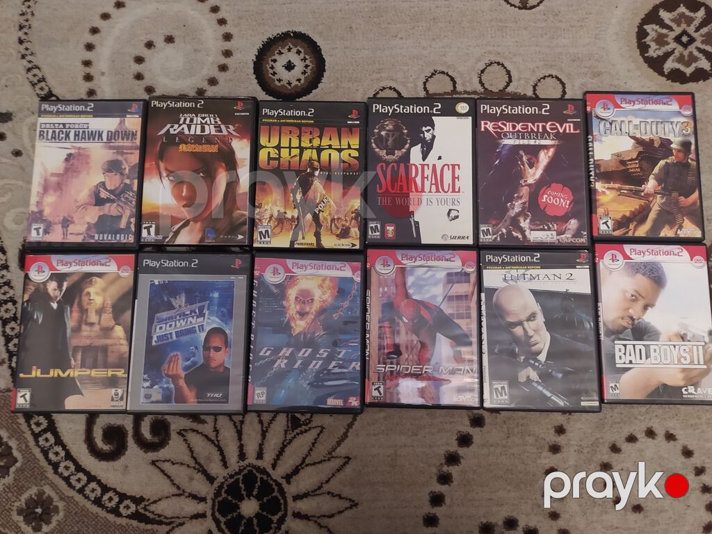 PlayStation 2 üçün böyük fiziki disk kolleksiyası PS2 üçün müxtəlif — Konsol oyunları, Bakı (4)