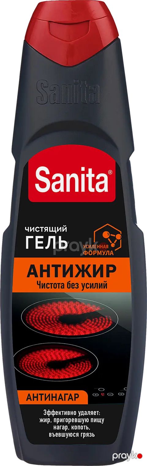 Mətbəxdə yağlı çirkindən təmizləyən gel Sanita Антижир, 500 ml — Bakı