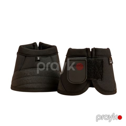 At dırnaqları üçün qoruyucu dəst Decathlon Fouganza 8773099, qara, 2 əd, ölçü L — Bakı