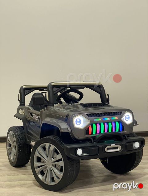 Uşaq elektromobili Super Power azr/V600/4x4 motor, boz — Bakı
