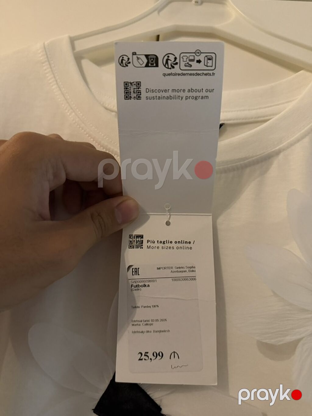 Elanı Diqqətlə Oxuyun Endirim Yoxdur Calliope brendi qadın T‑şörtü — Futbolka və polo, Bakı (3)