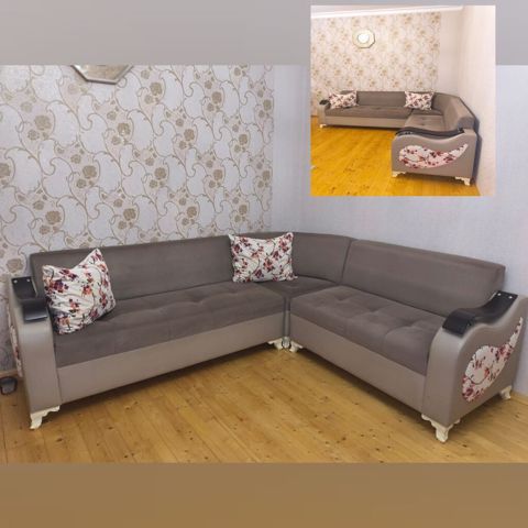 Divan satılır 350₼. açılır bazası var.Ünvan Maştağa. 3205. Fatimə99 — Sara — Диваны
