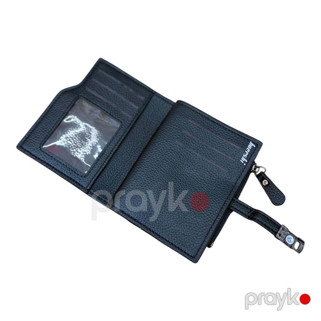 Pul kisəsi S9870, qara, eko dəri, 12 sm — Mallar, Bakı (2)