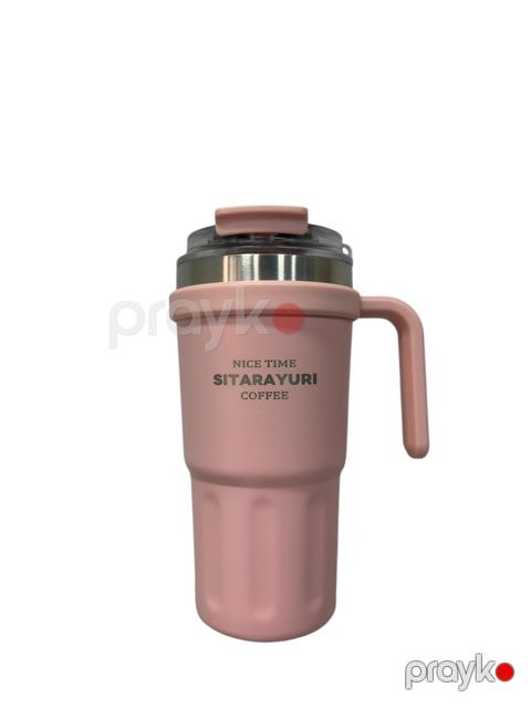 Termo fincan 66234004, paslanmayan polad, çəhrayı, 600 ml — Bakı