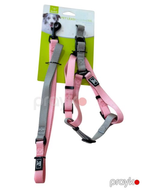 Qayış itlər üçün Nunbell 2548078, boz/çəhrayı — Bakı