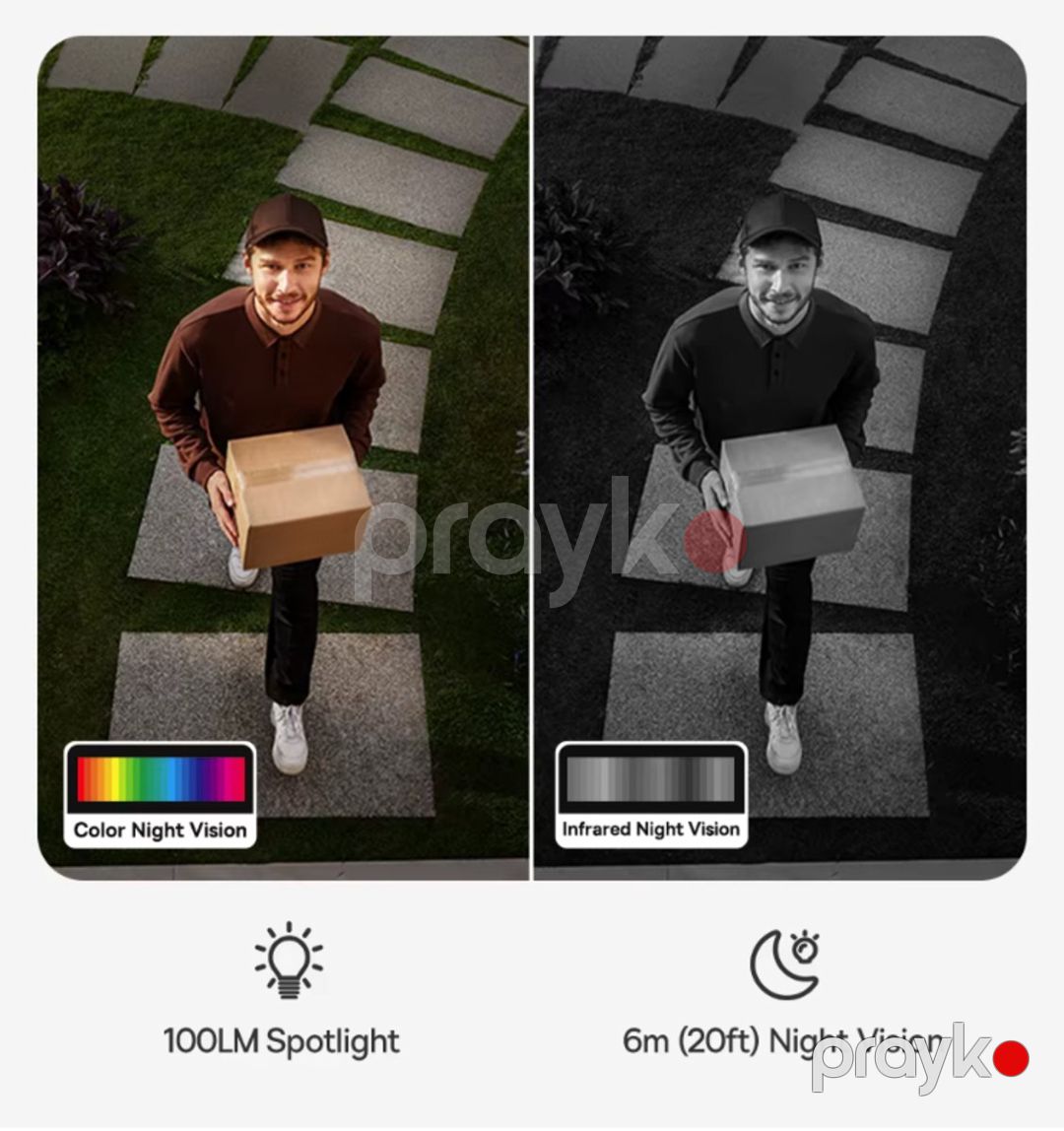 Müşahidə kamerası Baseus Security Camera 2K Günəş enerjisi ilə — Ağıllı ev və təhlükəsizlik, Bakı (7)