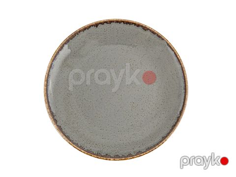 Boşqab Porland Seasons farfor, tünd-boz, 20 sm — Bakı