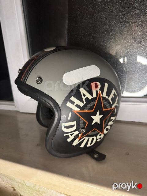 Harley-Davidson Bell Grey Star Retro 3/4 — Bakı