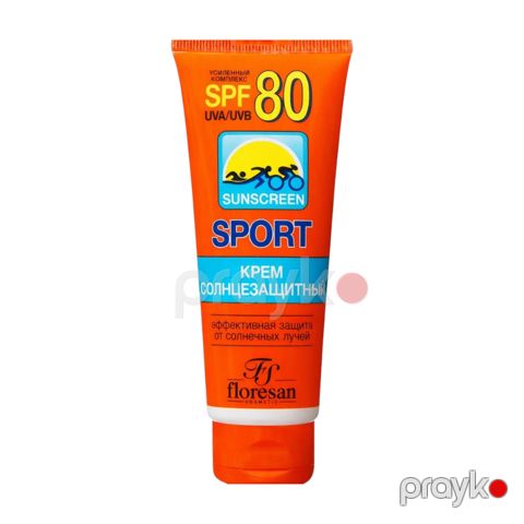 Günəşdən qoruyucu krem Floresan Cosmetic Sport SPF80, 60 ml — Bakı