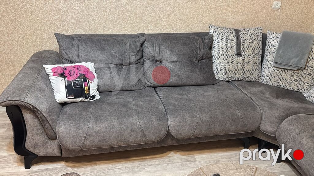 Künc divan, İşlənmiş, Açılan, Bazalı, Parça — Divanlər, Bakı (3)