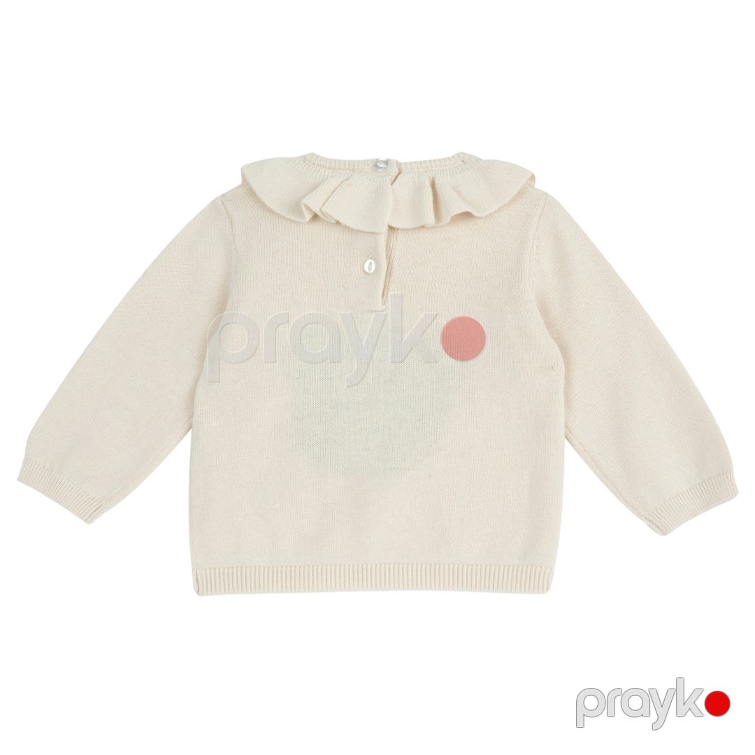 Qızlar üçün cemper Chicco 9102719000000-60, krem, pambıq, ölçü 12 ay — Mallar, Bakı (2)