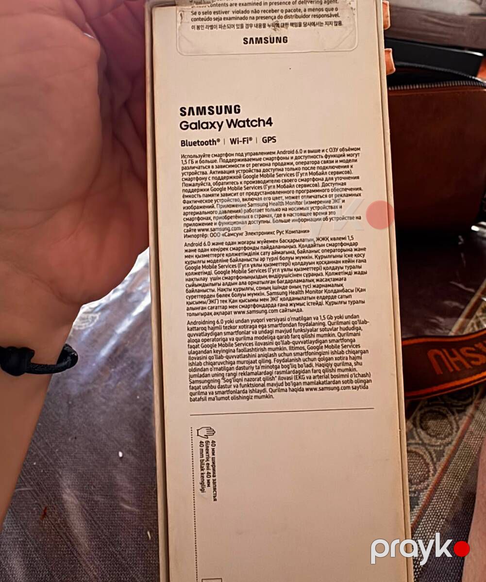 Samsung Galaxy Watch 4 Pink Gold 40mm — Ağıllı saatlar və biləkliklər, Bakı (4)