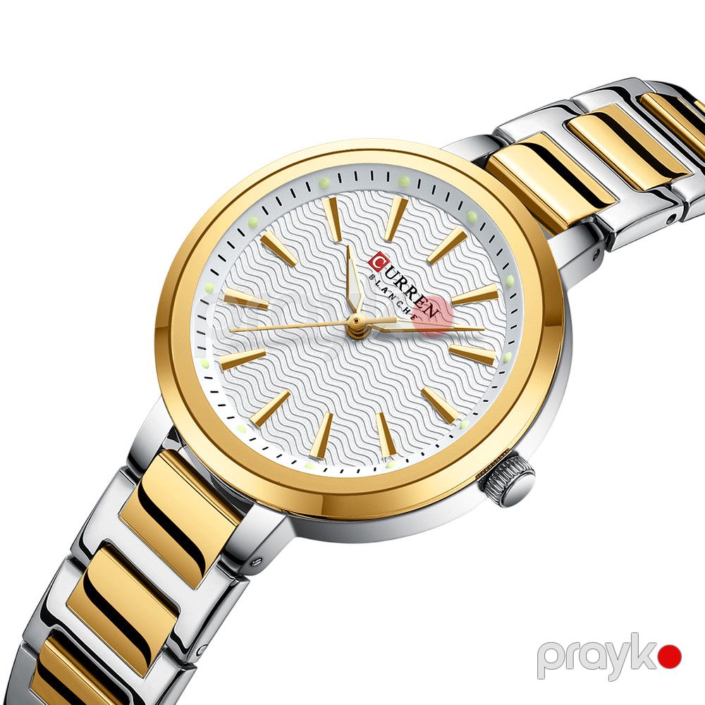 Qadın qol saatı Curren 9109 Gold/White — Mallar, Bakı (2)