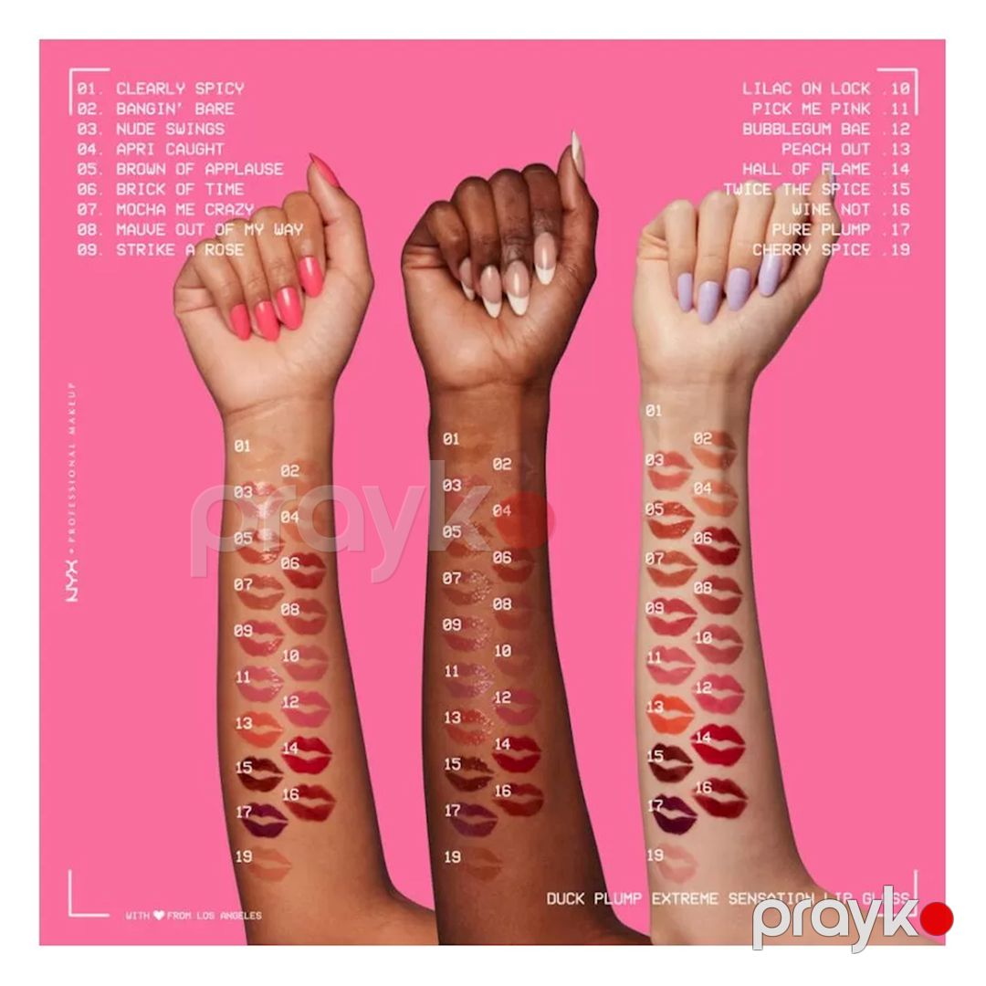 Dodaq üçün parıldadıcı NYX Professional Makeup Duck Plump 07 Mocha Me Crazy 6.8 ml — Mallar, Bakı (2)
