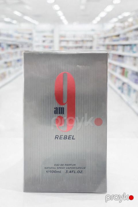 No Brand 9 AM Rebel kişilər üçün ətir suyu 100 ml — Bakı