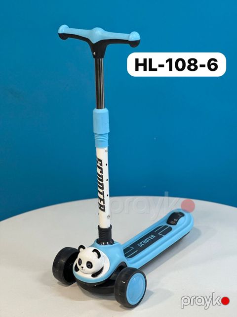 Usaqlar üçün samokat BYP-HL-108-6, mavi/qara — Bakı