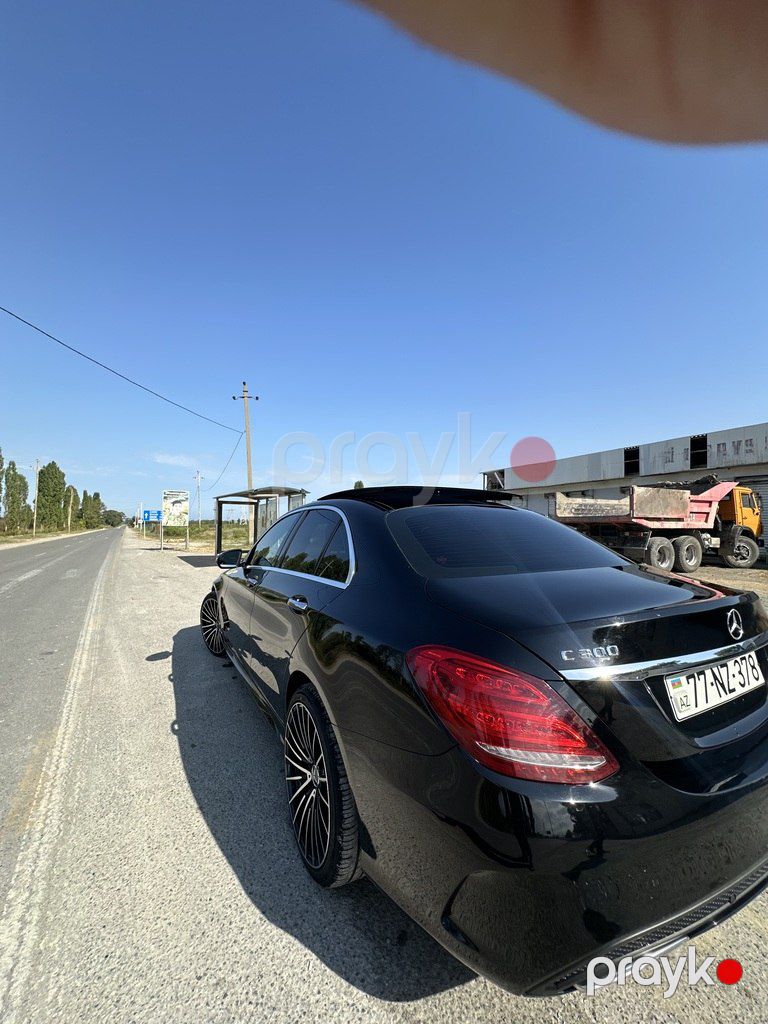 Mercedes C 300, 2.0 L, 2015 il, 193 000 km — Avtomobillər, Bakı (7)