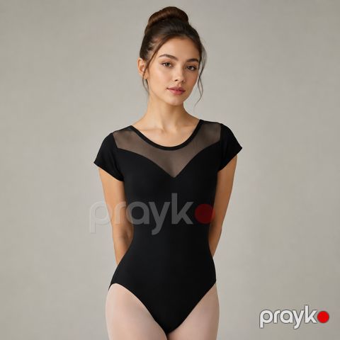 Gimnastika geyimi No Brand, qisa qol bodi, Balet məşğləri, Rəqs məşğələri, Klassik və müasir rəqs, Xoreoqrafiya dərsləri, Səhnə çıxışları, Gimnastika geyimi (çıxış üçün), Gimnastika geyimi (məşq üçün), 150/72, Yetkin, Qara — Bakı