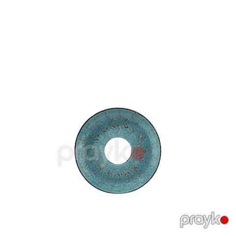 Nəlbəki Wilmax Splash WL‑667635/B, dairəvi, 14 sm, farfor, mavi — Bakı