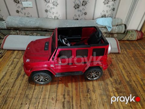 Uşaq üçün elektrikli minik maşını – Mercedes-Benz stilində jeep — Bakı