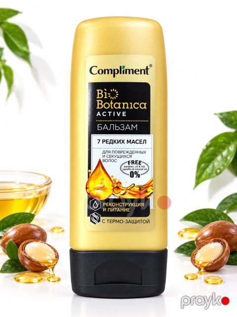 Saç üçün balzam Compliment Bio Botanica Active, 200 ml — Bakı