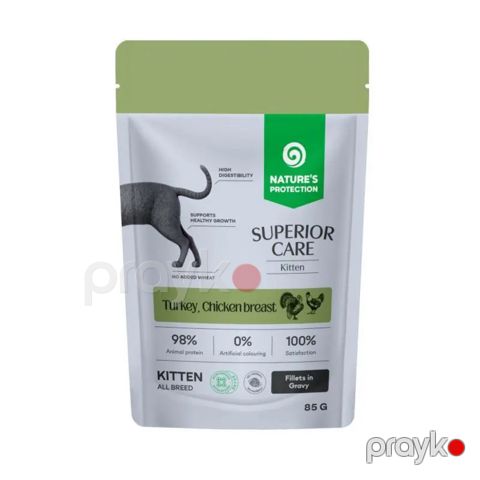 Nəm yem, Natures Pr Adult, yetkin pişiklər üçün, toyuq və hind quşu ilə, 85 q — Bakı