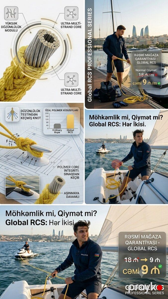 Sintetik Heavy-Duty Kəndir 30mm — Təmir və inşaat, Bakı (4)