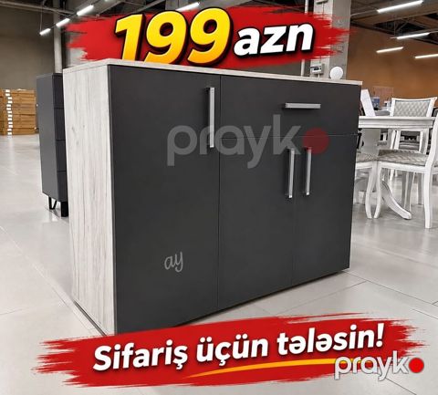 Mətbəx/qaraj üçün çoxfunksiyalı dolab - Rəng və dizayn: Ön hissə mat — Digah