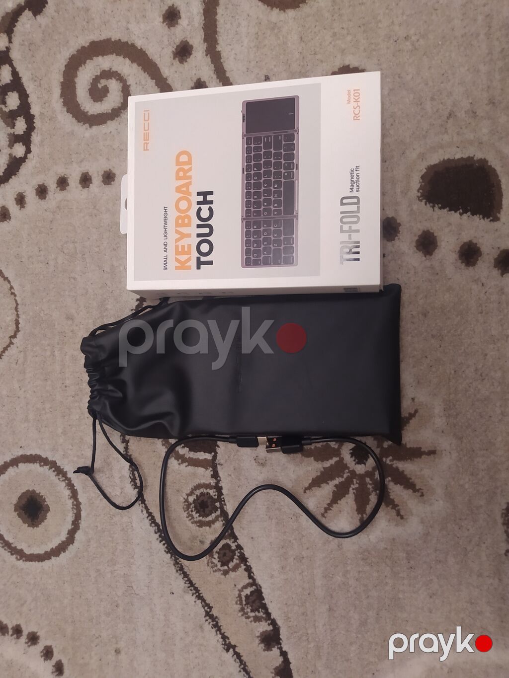 Reccı RC-K01 Tri-Fold Bluetoot klaviatura touchpad ilə - Portativ — Digər, Bakı (3)